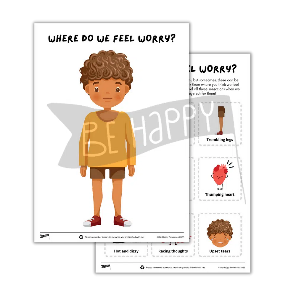 Where Do We Feel Worry?