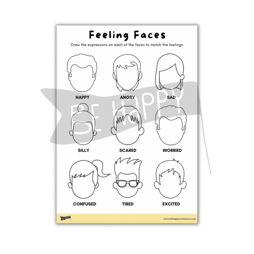 Feeling Faces Be Happy Resources