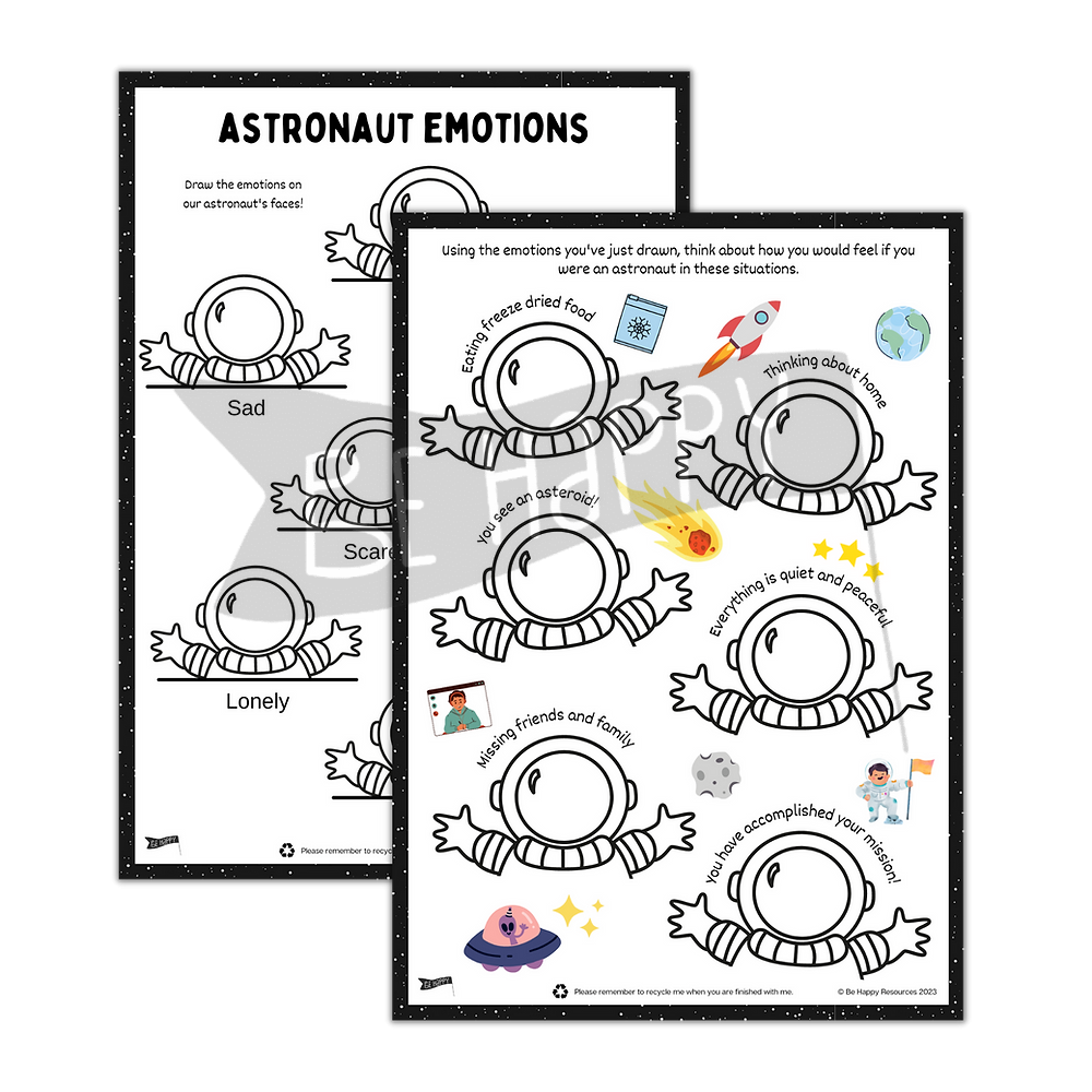 Astronaut Emotions and Scenarios