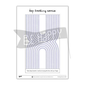 Finger Tracing Breathing Exercise - Hourglass
