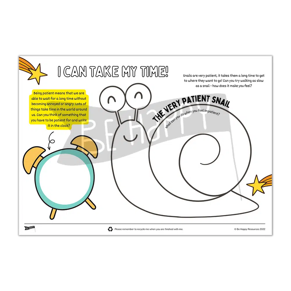 Patience Activity: The Patient Snail