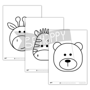 Animal Painting / Messy Play Sheets