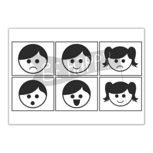 Black and White Emotion Faces