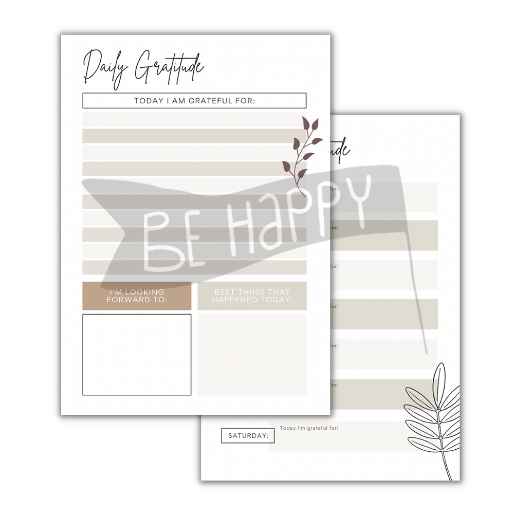 Gratitude Planner