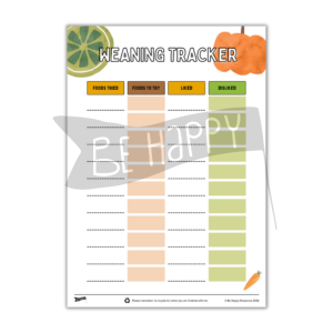 Baby Weaning Tracker