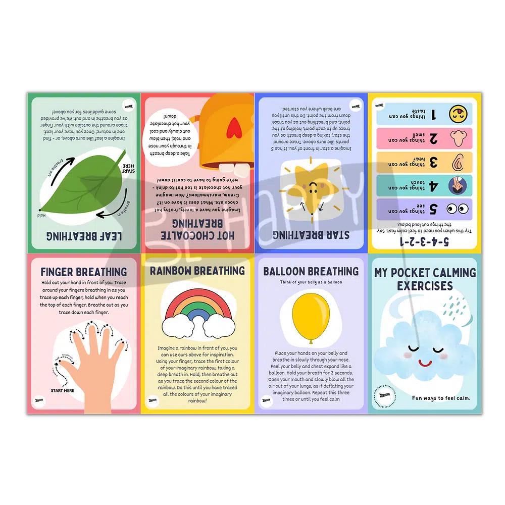 Pocket Calming Exercises - Print and Fold