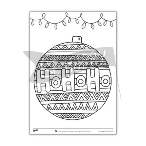 Bauble Colouring