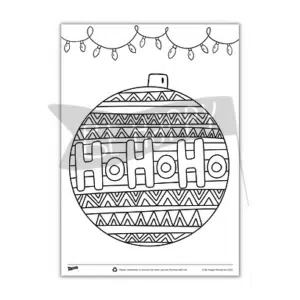 Bauble Colouring