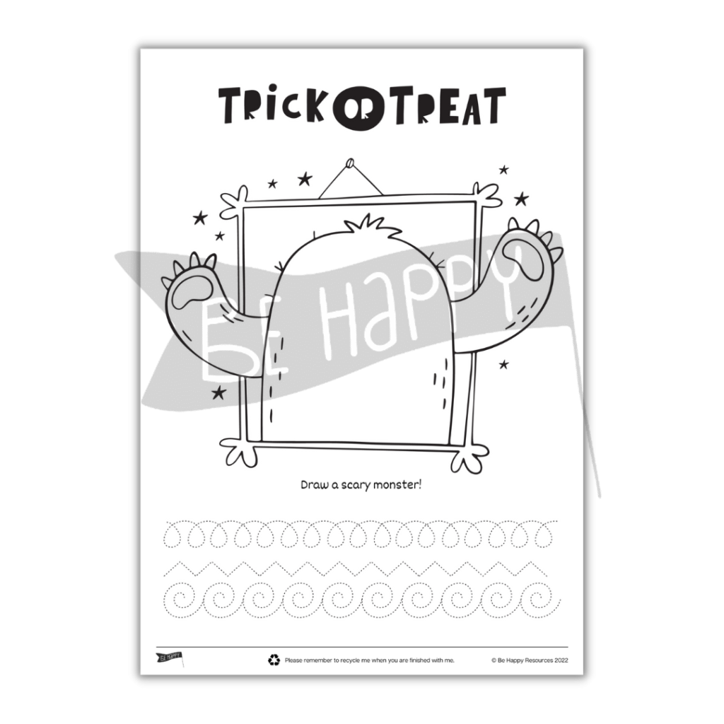 Draw a Scary Monster