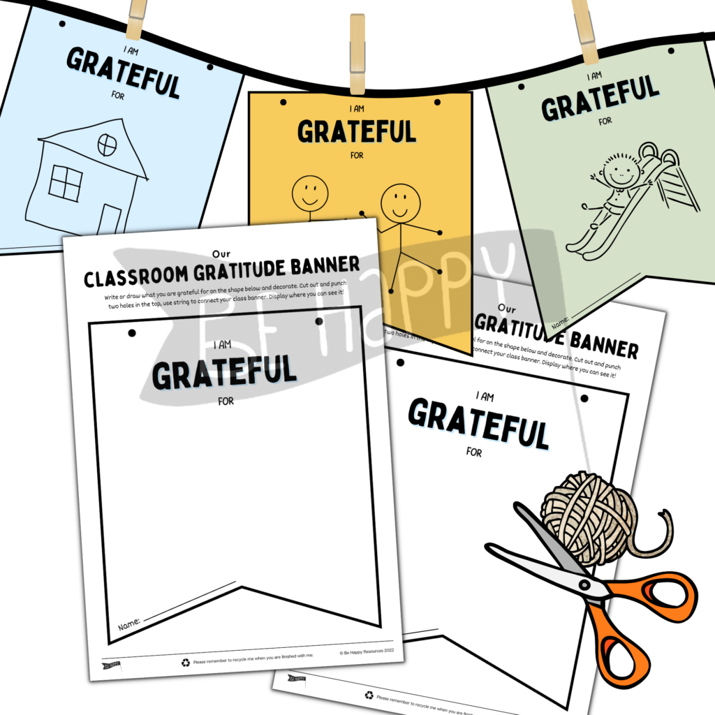 Classroom Gratitude Banner