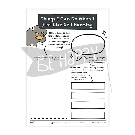 Things I Can Do When I Feel Like Self Harming