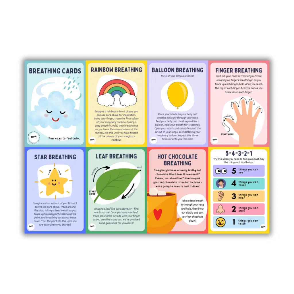 Printable Breathing Cards A7