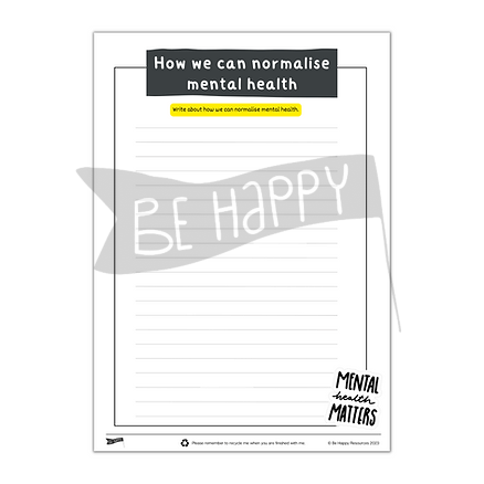 How We Can Normalise Mental Health