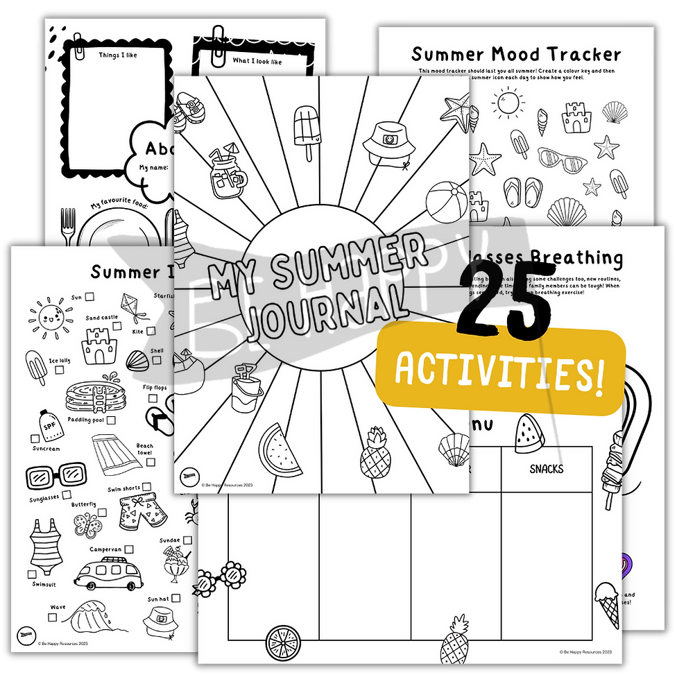 Mindful Summer Activity Pack - Be Happy Resources