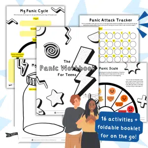 Panic attack symptoms teens, grounding techniques for teens, teen anxiety