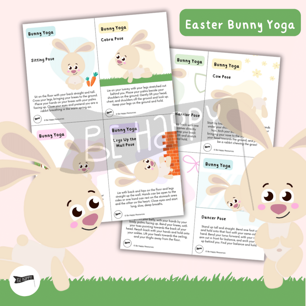 Easter Bunny Yoga - 8 Calming Poses