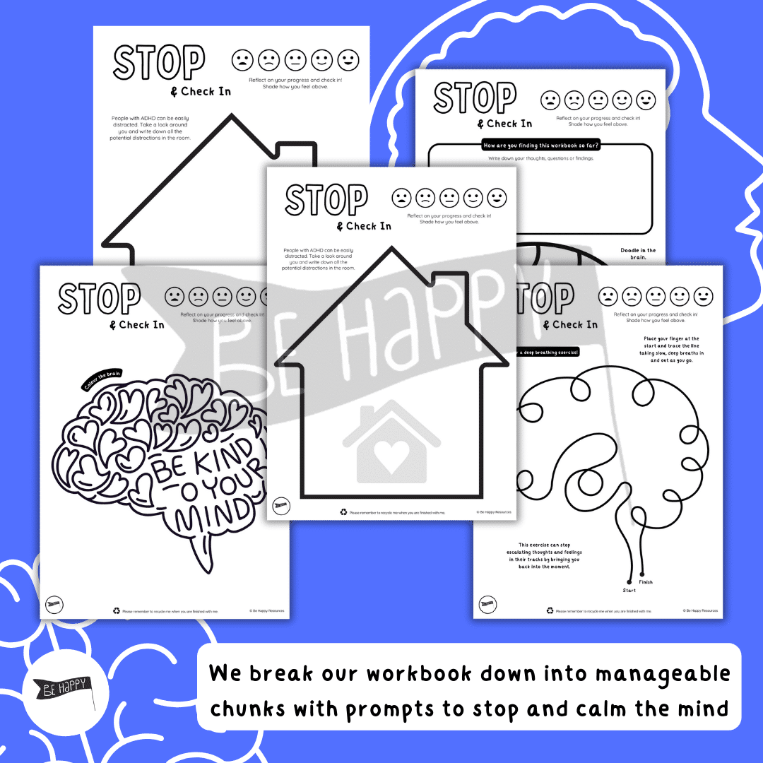 ADHD & Me - A Colourable Workbook for Teens, Pre-Teens and Young Adults - Image 4