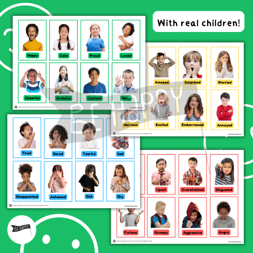 Emotion Flashcards - 32 Emotions
