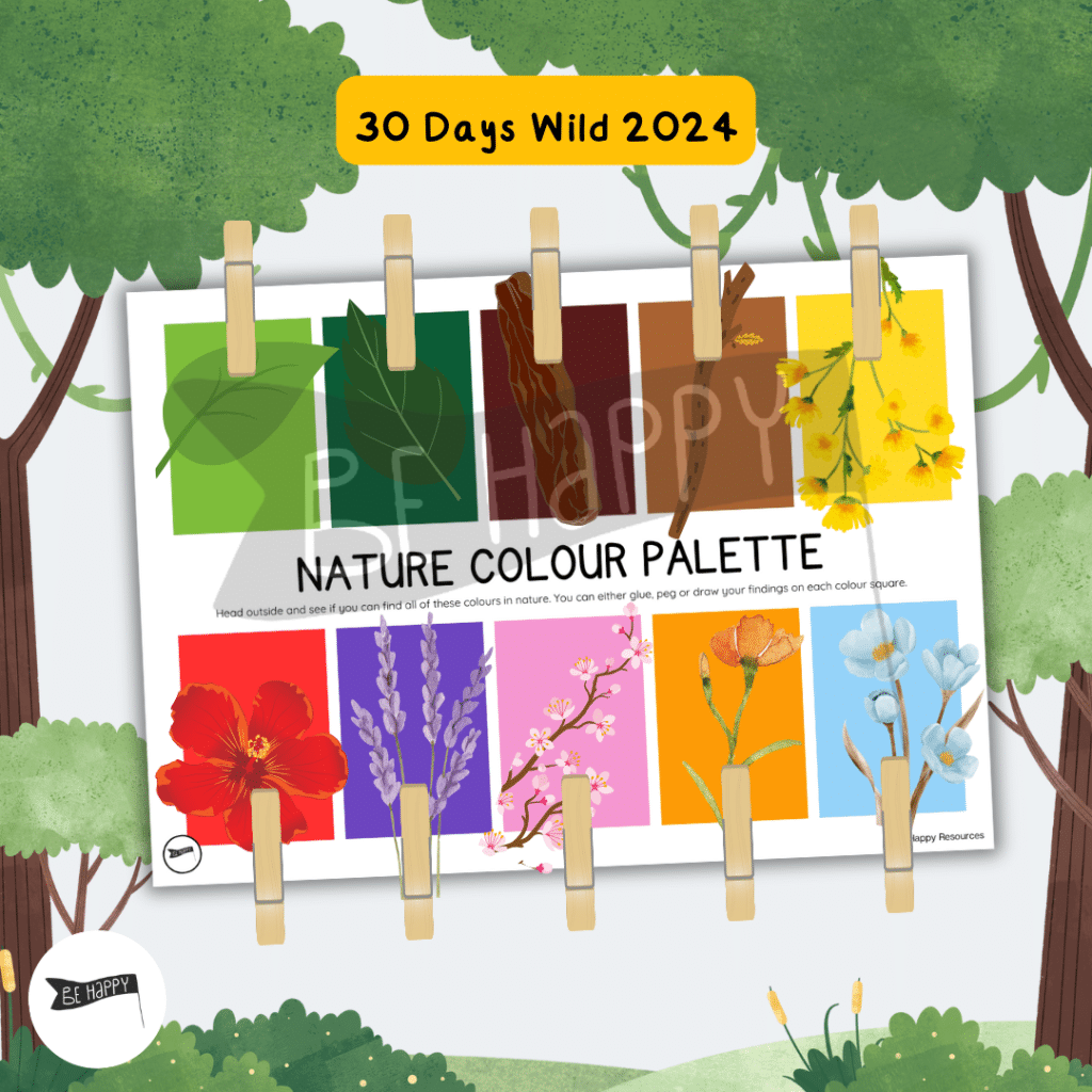 Nature Colour Palette - Mindful Outdoor Scavenger Hunt