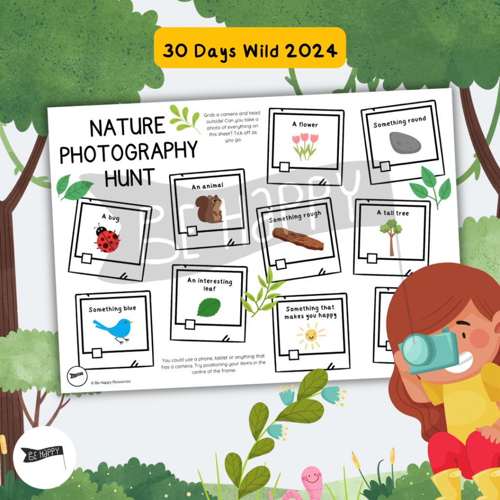 Mindful and Fun Nature Photography Scavenger Hunt