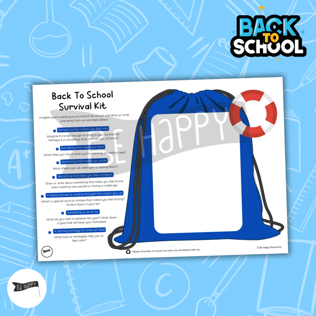 Back To School Survival Kit - SEN Support / EBSA / School Anxiety Resource