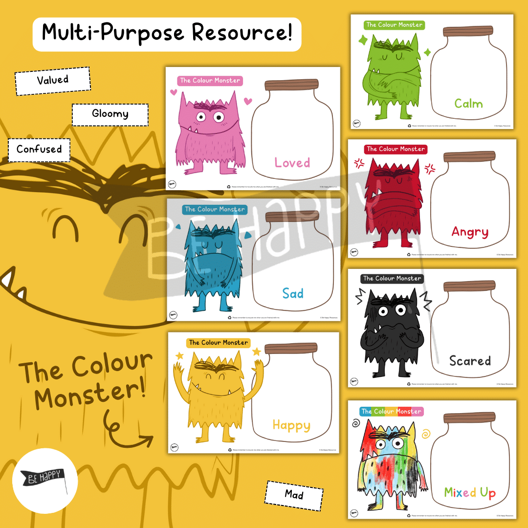 Printable Colour Monster Pictures 2025 