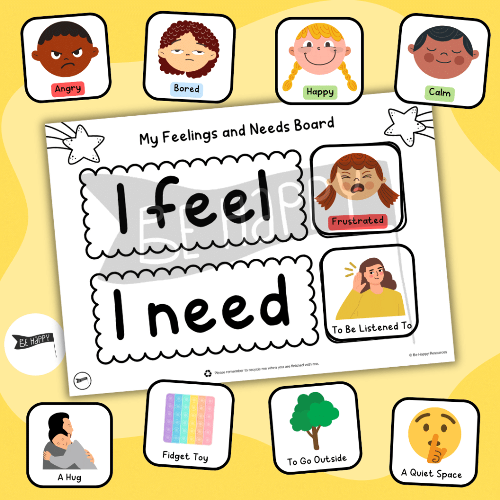 My Feelings and Needs Board - SEN Support / Emotional Communication Activity