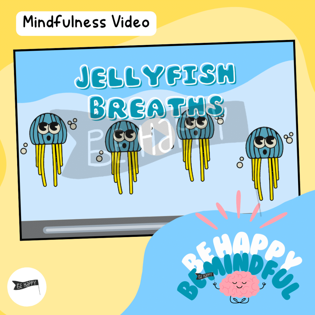 Jellyfish Breathing [VIDEO] - Be Happy, Be Mindful - Calming Tutorials for Kids