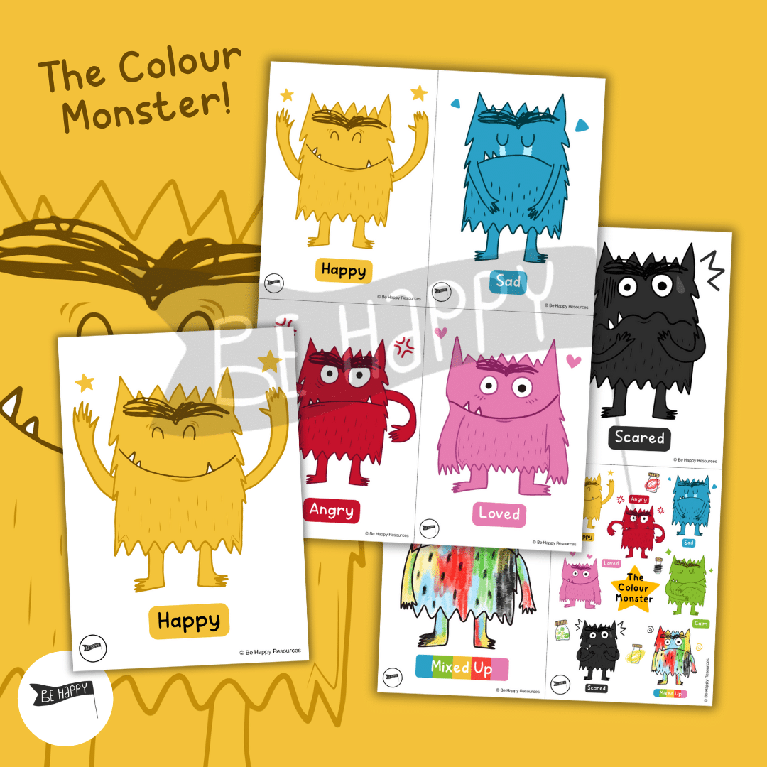 Printable Colour Monster Pictures 2025 