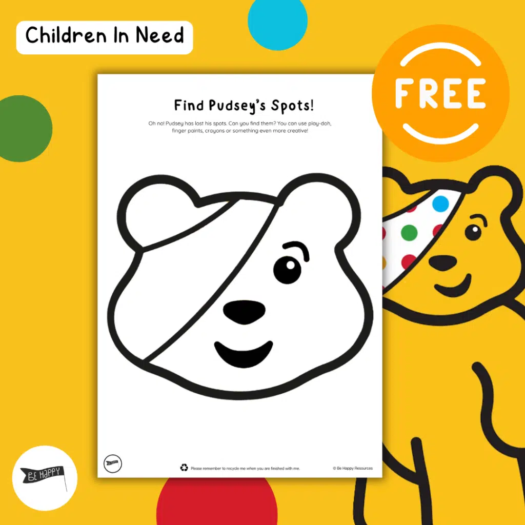 Find Pudsey's Spots - Children in Need - FREE