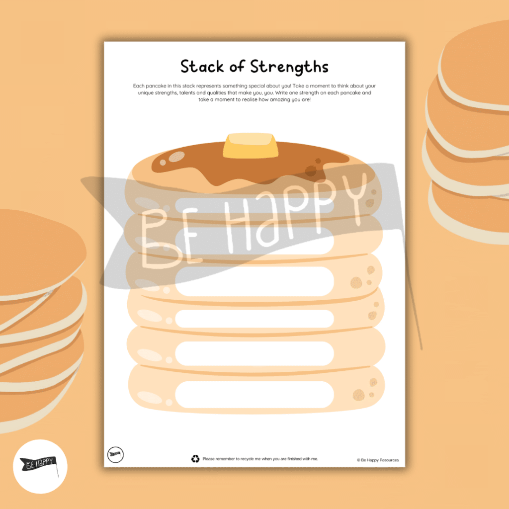 Stack of Strengths - Pancake Day 2025 - Confidence-Building Resource!