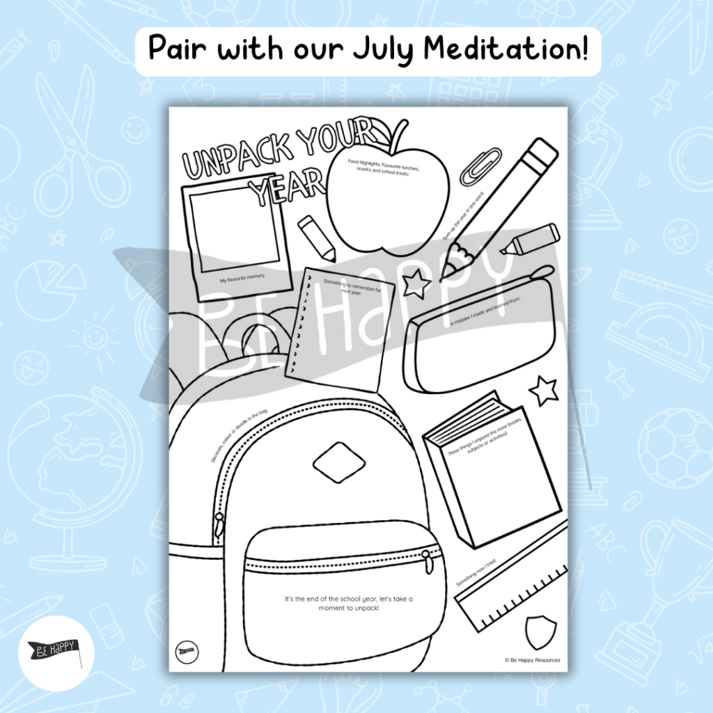 Unpack Your Year - Reflective Transition Resource for Kids and Teens