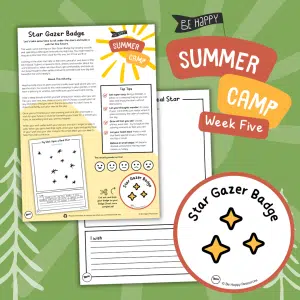 Week Five, Activity One - Wish Upon a Real Star - Star Gazing Badge
