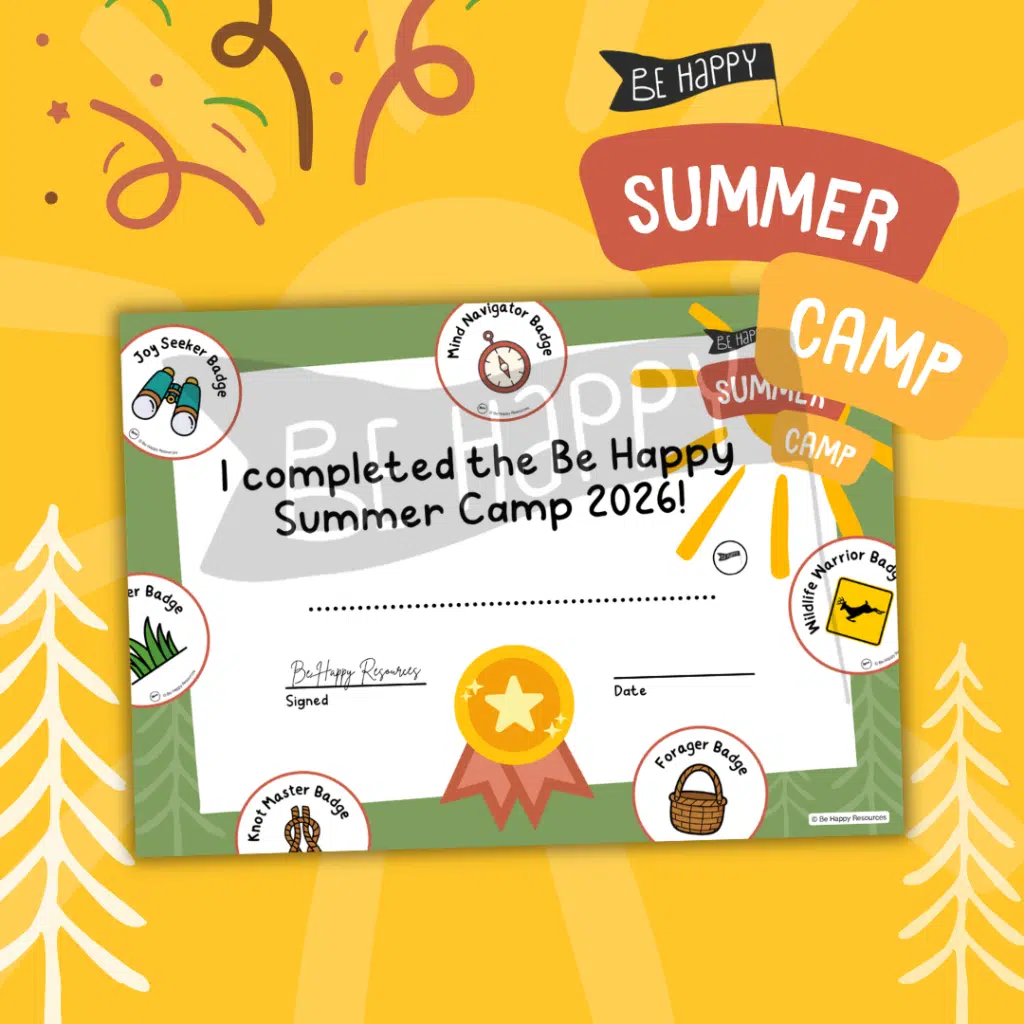 Be Happy Summer Camp Completion Certificate 2026