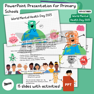 World Mental Health Day 2025 Presentation for Primary Schools - PowerPoint