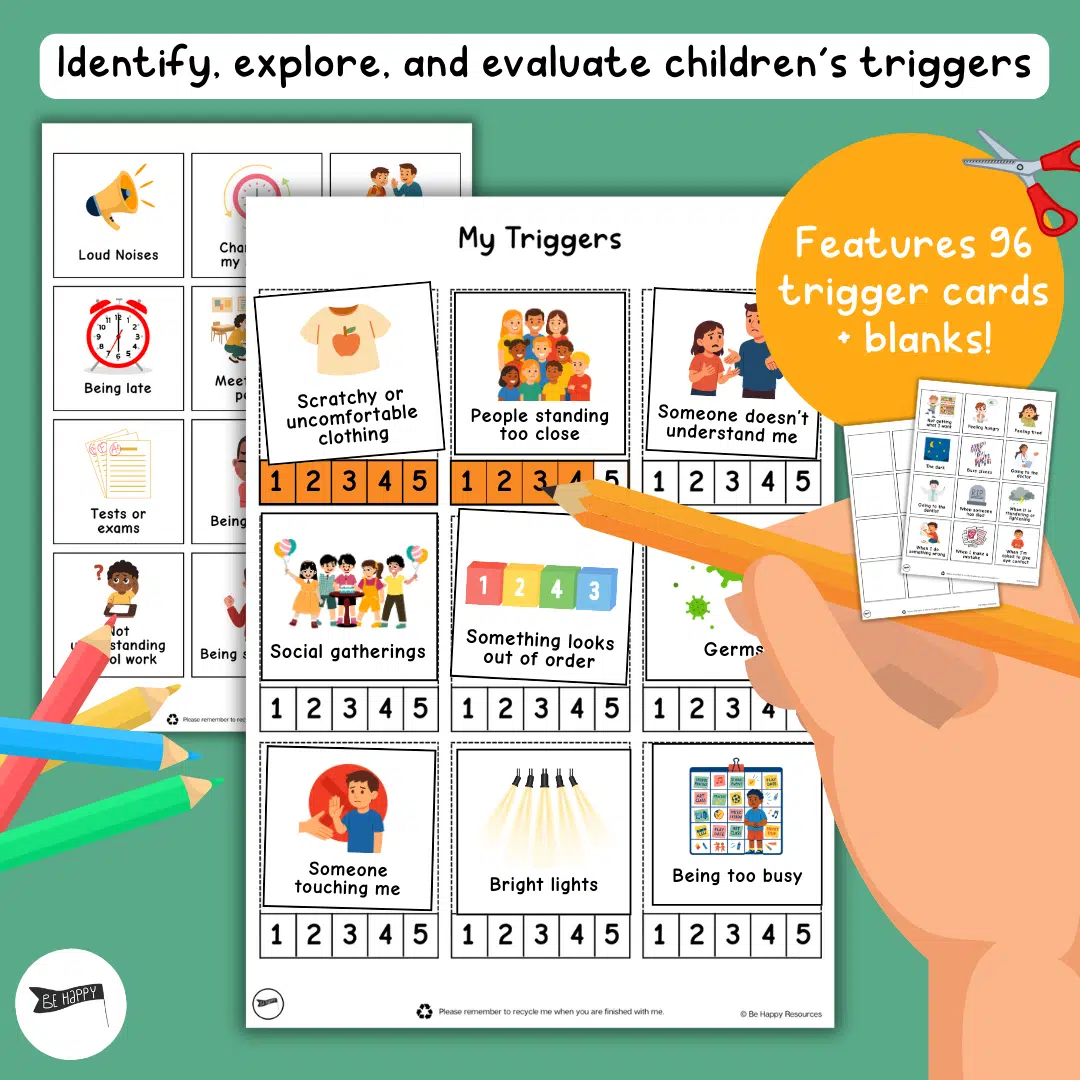 Triggers Resource for OCD, Anxiety, Anger, Eating Disorders, ADHD and More - Resources for Kids