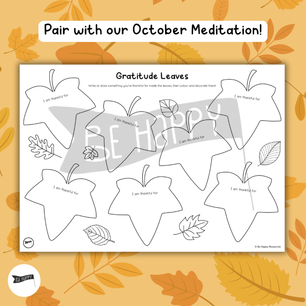 Gratitude Leaves - A Mindful, Autumn-Themed Printable For Practising Gratitude