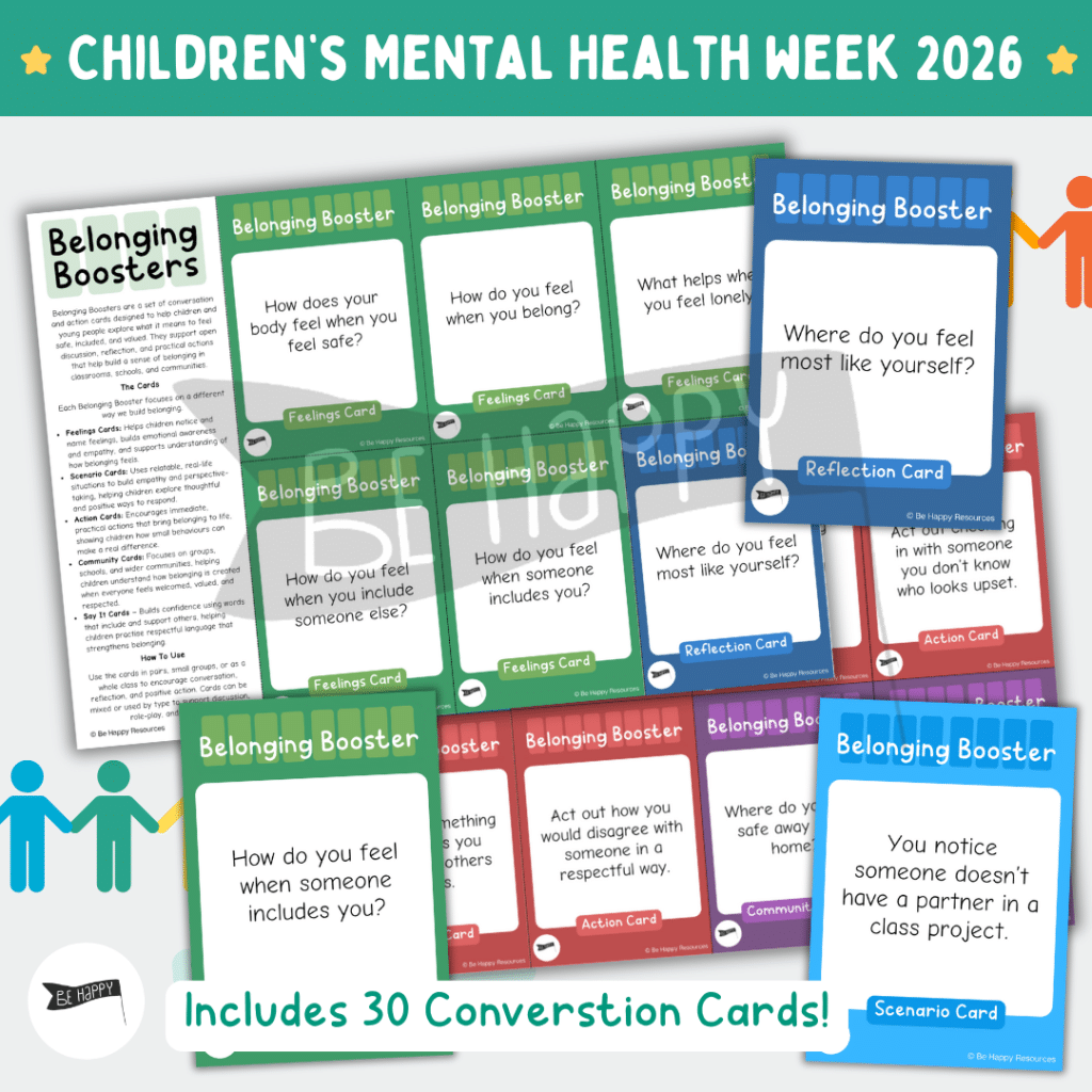 Belonging Boosters Chat Cards - Children's Mental Health Week 2026