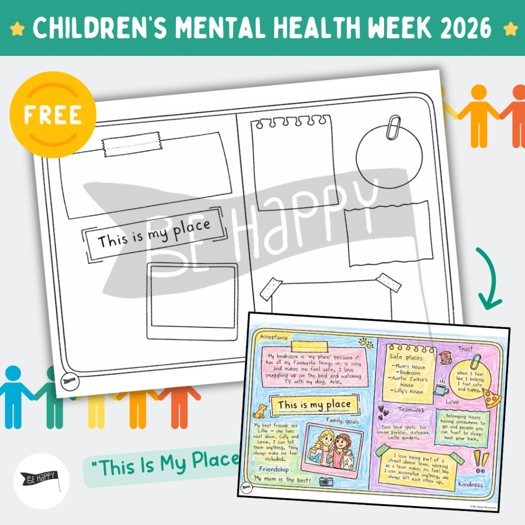 This Is My Place Scrapbook Template - Children's Mental Health Week 2026 - FREE