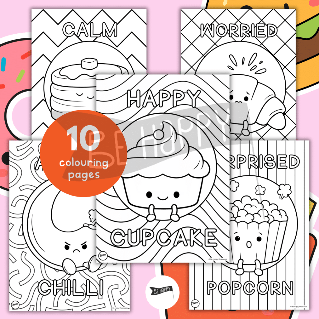 Cosy Friends Emotion Colouring - Colour, Discuss, Explore and More!