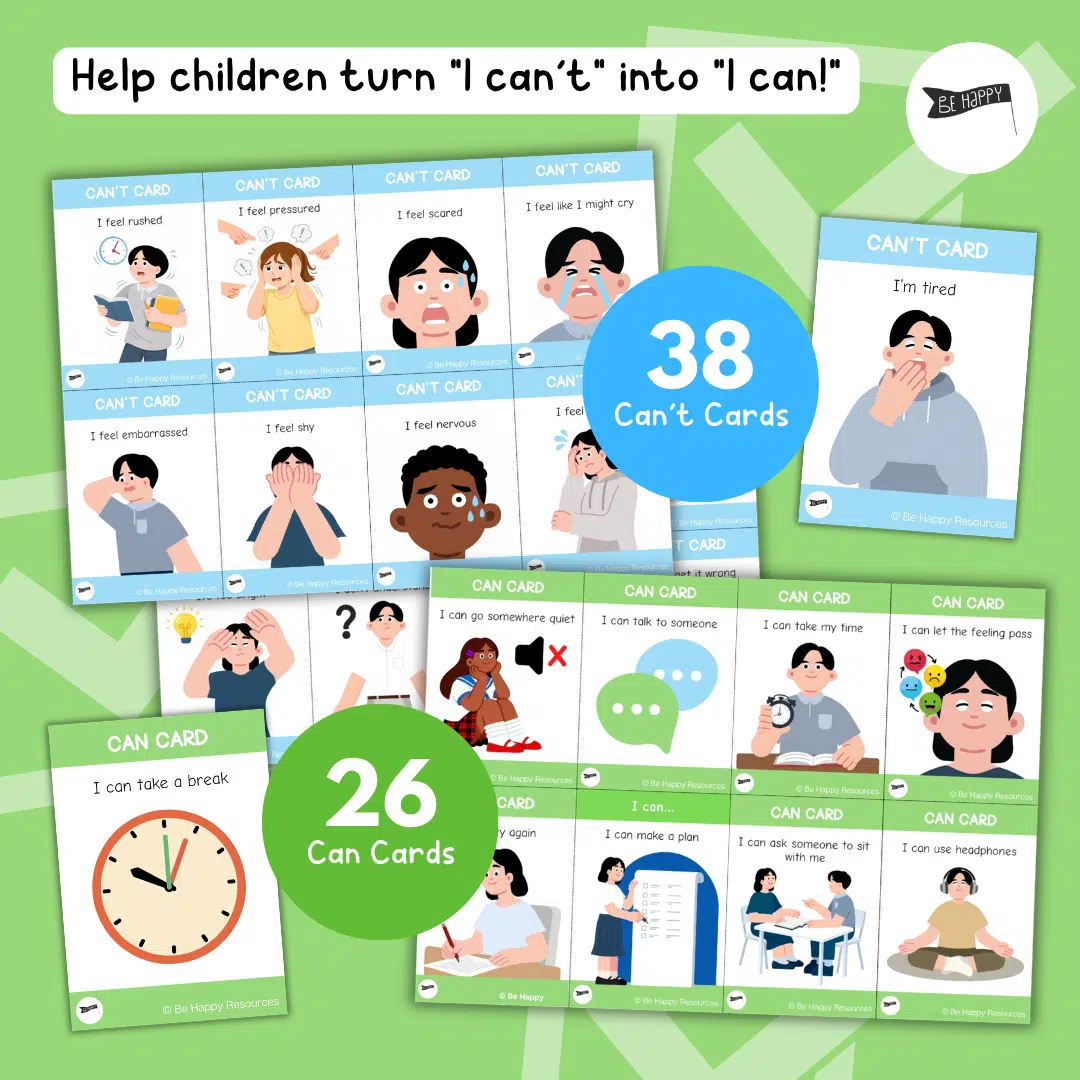 Can’t to Can Cards – Problem-Solving, EBSA, Emotional Regulation & Communication Support