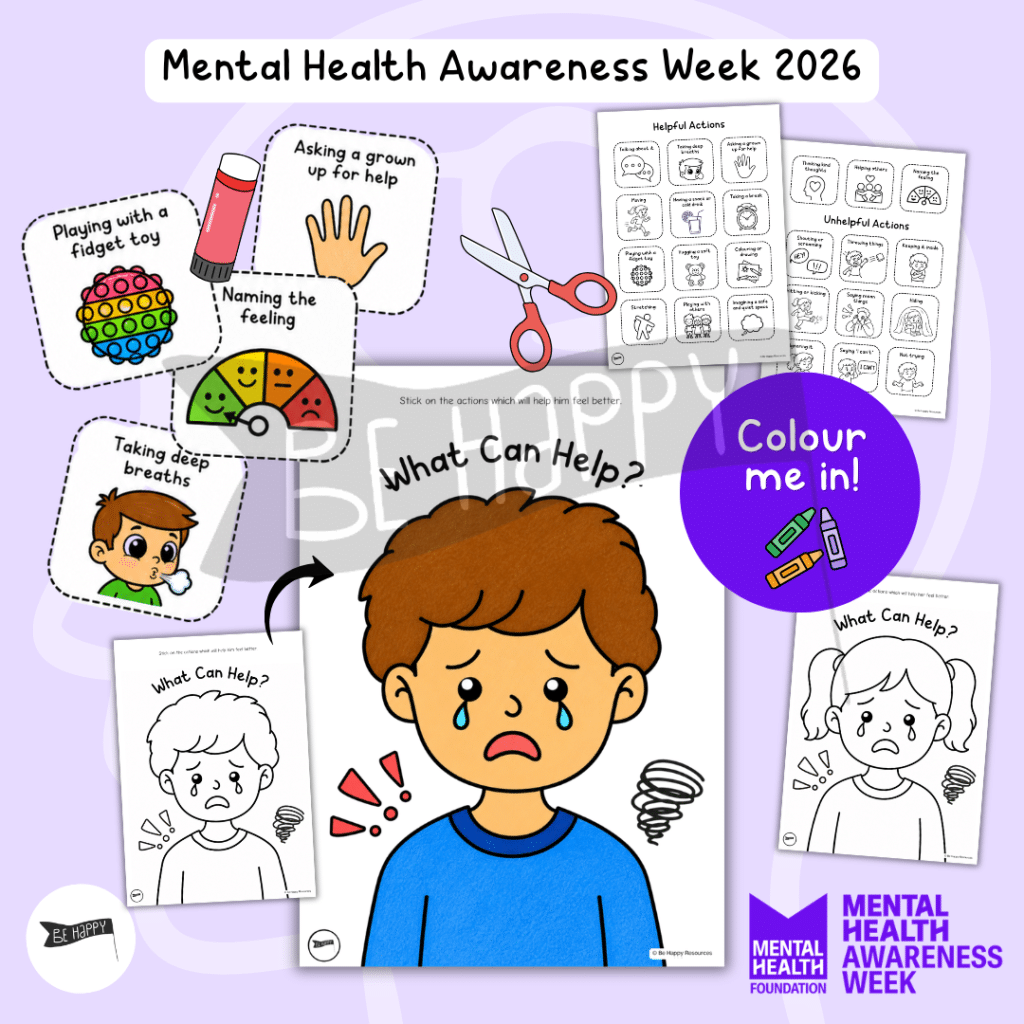 What Can Help? Cut and Stick the Helpful Actions - Mental Health Awareness Week 2026