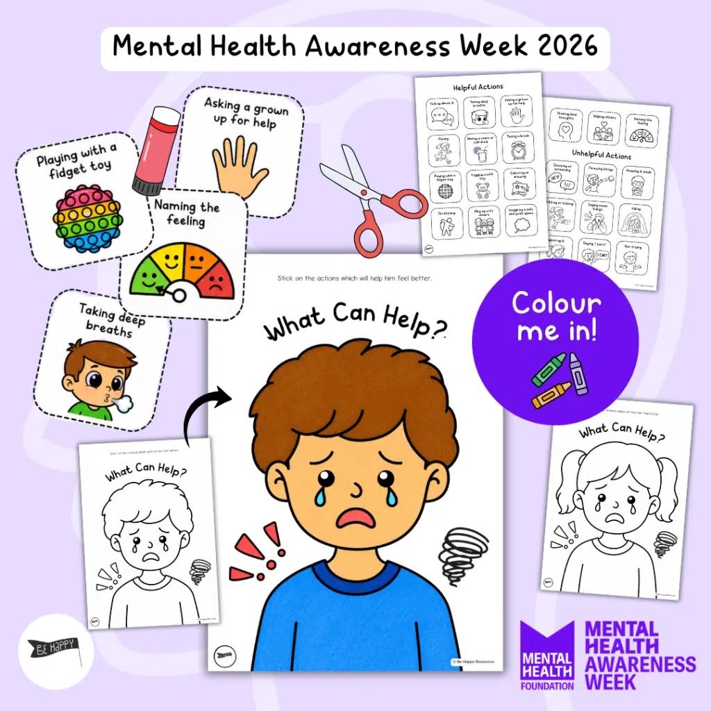 What Can Help? Cut and Stick the Helpful Actions - Mental Health Awareness Week 2026