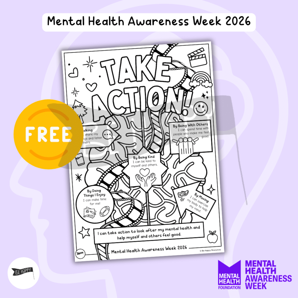 Mental Health Awareness Week 2026 Colouring Sheet - Older Children - FREE