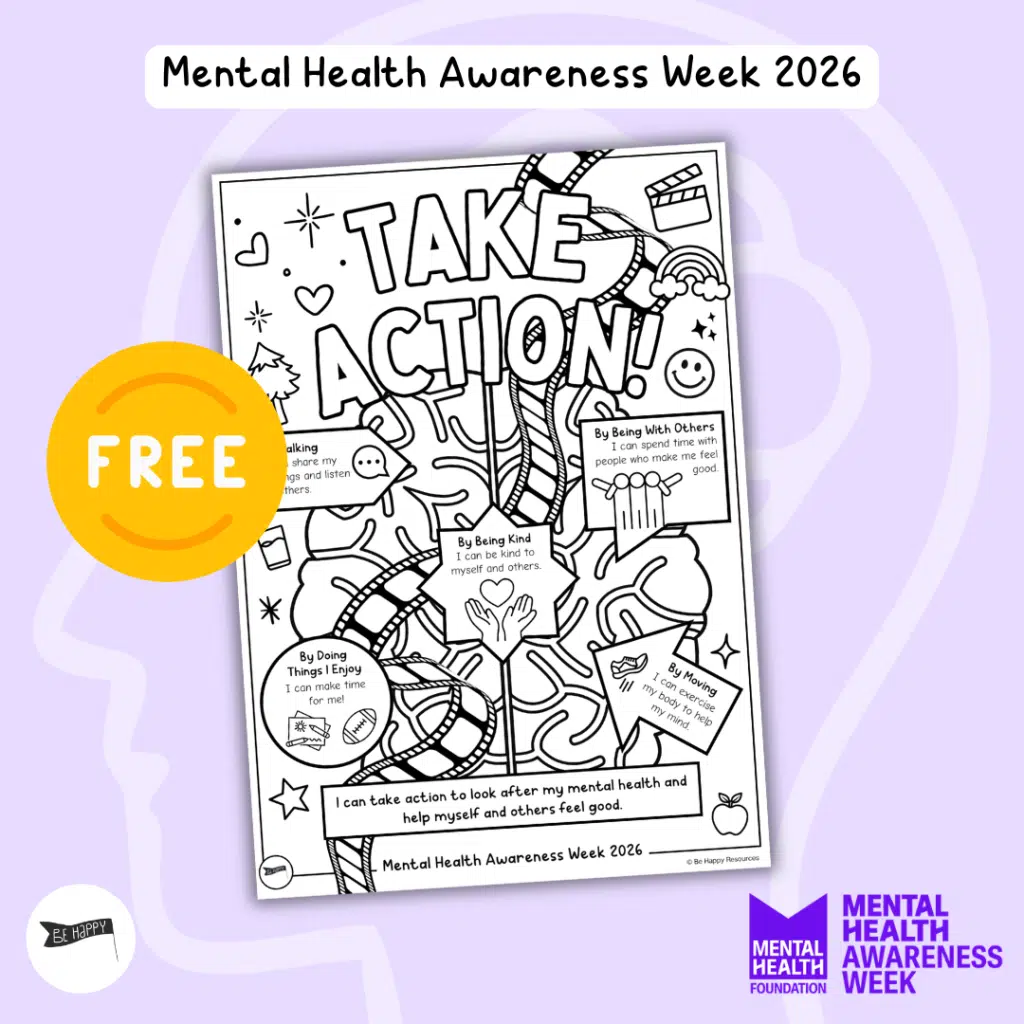 Mental Health Awareness Week 2026 Colouring Sheet - Older Children - FREE