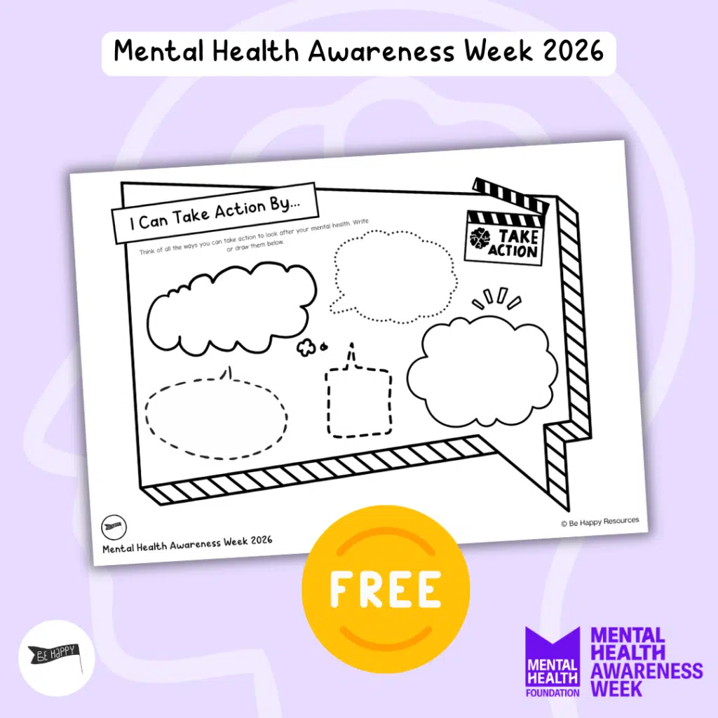 I Can Take Action Worksheet - Mental Health Awareness Week 2026 - FREE