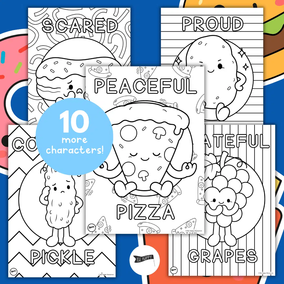 More Cosy Friends Emotion Colouring - 10 New Characters and Emotions!