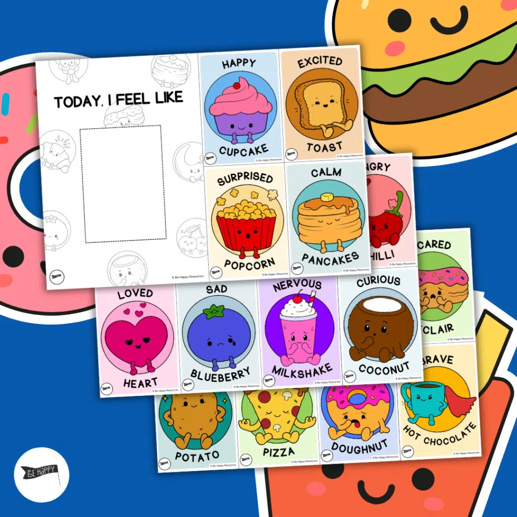 Cosy Friends Emotion Flashcards with Check-In – 20 Cute Emotion Flashcards!