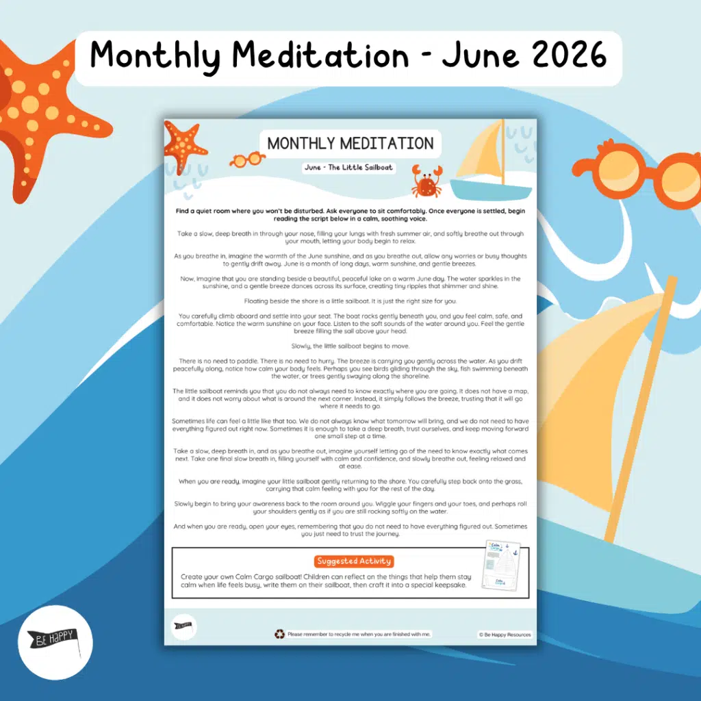 Monthly Meditations with Be Happy – June – The Little Sailboat