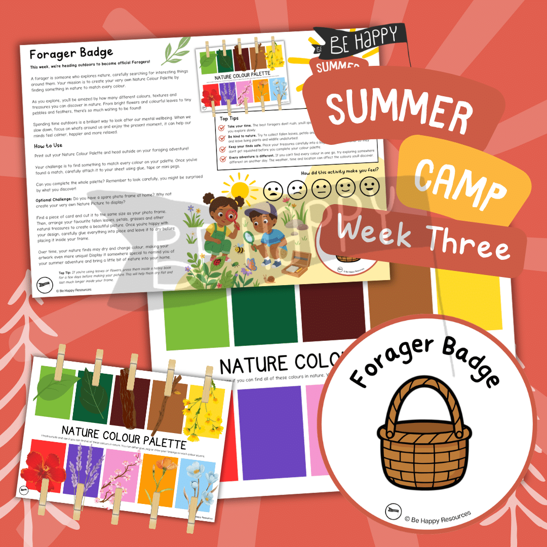 Be Happy Summer Camp - Week Three, Activity One - Nature Colour Palette